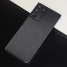 Металлическая матовая наклейка для задней панели телефона для SAMSUNG Galaxy S21 + Note 20 Ultra Note 10 + S20 Plus S10, рисунок кожи
