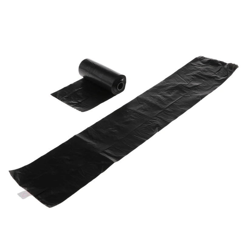 

10 Roll/Set Garbage Bag Degradable Pet Poop Shit Trash Home Kitchen Waste Black