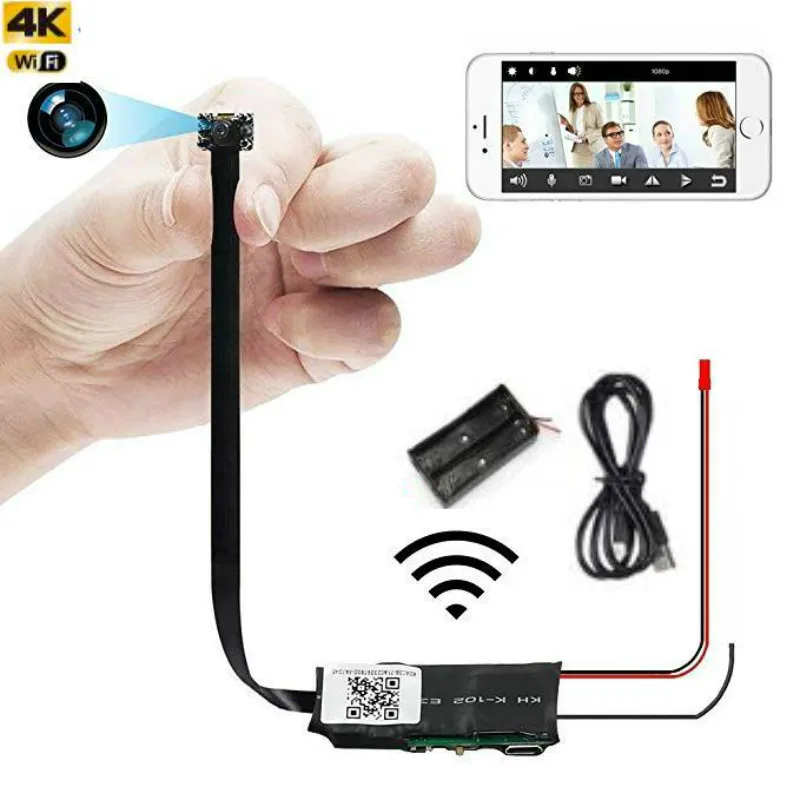 Сетевая камера 4 K Wi-Fi веб-камера IP P2P HD широкоугольная мини-камера сделай сам
