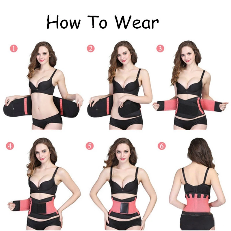 

Women Slimming Belt Waist Trainer Corset Modeling Strap Body Shaper Shapewear Belt High Waist Neoprene Belt S-2XL Firm