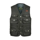 Куртка-карго Мужская, повседневная, летняя, с несколькими карманами