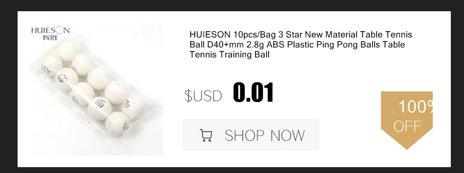 Huieson, для настольного тенниса, для тренировок, резина, прыщи, 2,2 мм, губка, высокоскоростная резина для 40+ шариков, профессиональные аксессуары для настольного тенниса