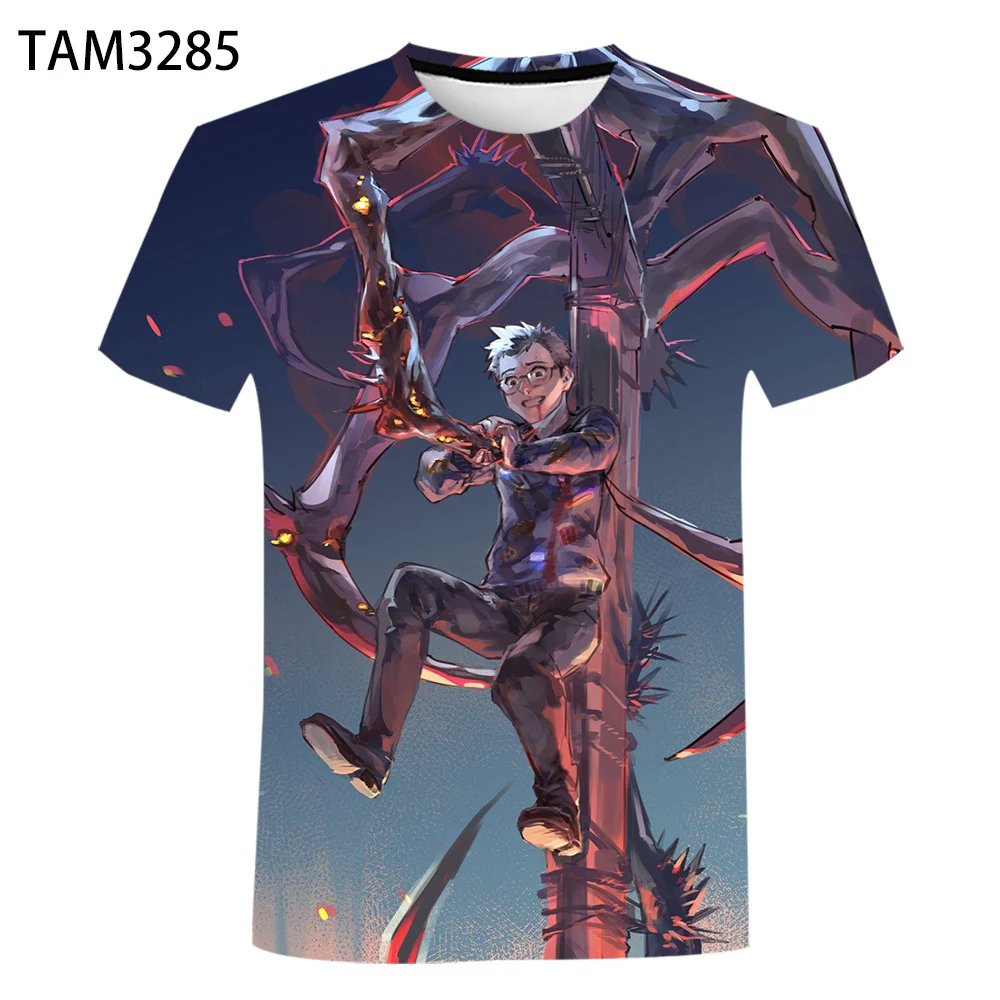 Футболка мужская летняя с коротким рукавом 3D аниме Игра мертвец от дневного