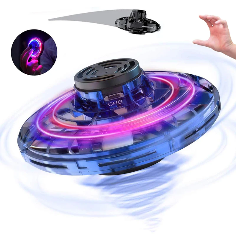 Мини Дрон UFO Flynova Летающий вертолет Квадрокоптер Спиннер волшебный RC Ручной