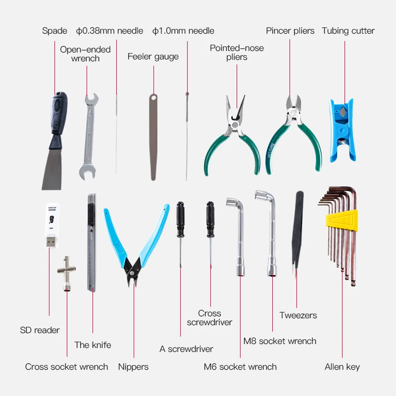 creality offricial 3d printer parts 3d printer tool box kit easy carrying for all creality 3d printers free global shipping