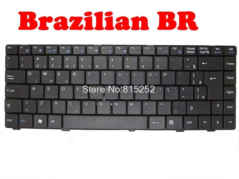 Клавиатура для ноутбука ASUS F80 США/Бразилия BR/Великобритания 0KN0-6B1US01 0KN0-ZH12035433 0KN0-ZH12029727 V020462CS1