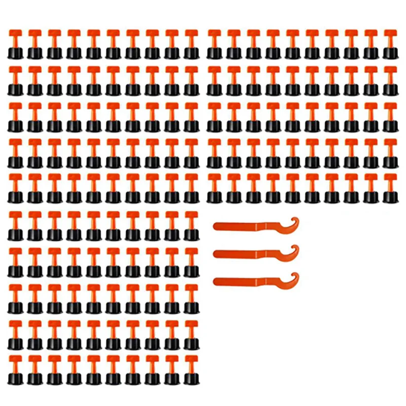

150 шт. система выравнивания плитки набор инструментов Выравнивание Уровня клинья прокладки для Выравнивателя локатор разделители плоскогу...