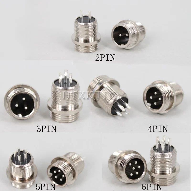 Gx12 GX16 GX20 авиационный Штекерный разъем 2 3 4 5 6 7 8 9 10 12 контактов XLR Штекерный разъем для монтажа шасси