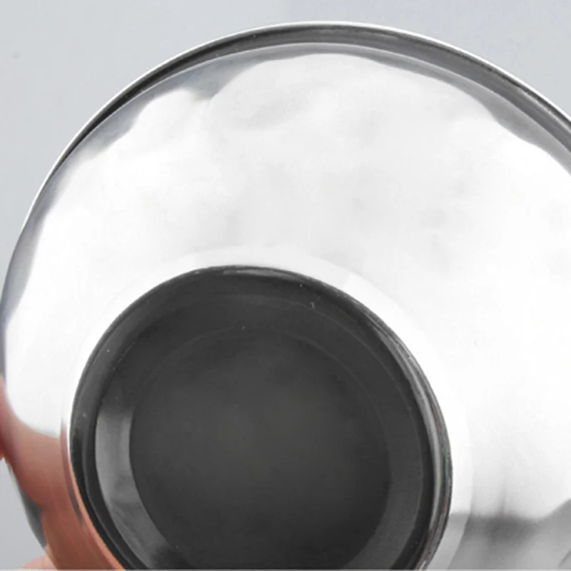 

Stainless Steel Bowl Anti-Rust Smooth Rolled Edge Resistant Safe Kids Bowls EJ