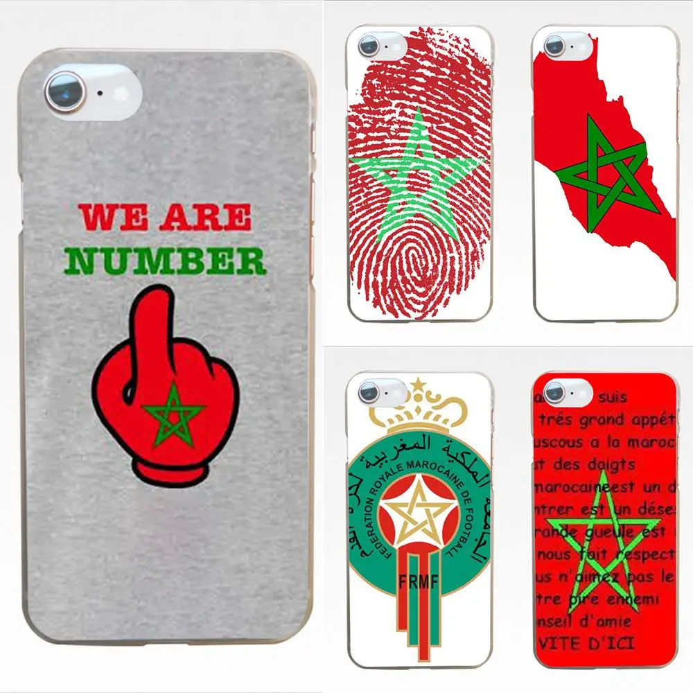 Мягкий Силиконовый ТПУ прозрачный хипстерский чехол с флагом Марокко для Xiaomi Redmi