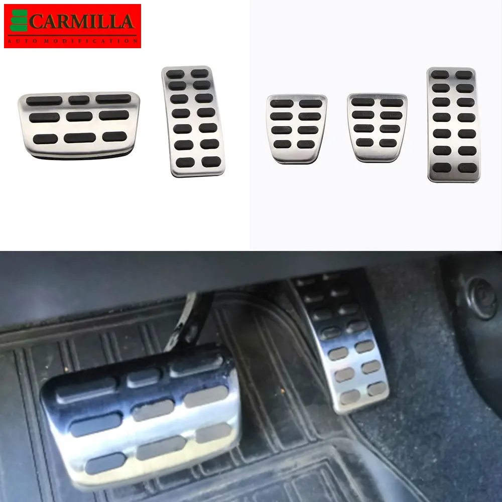 Стайлинг автомобиля из нержавеющей стали Накладка на педаль для Kia K2 Rio Soul Hyundai Creta