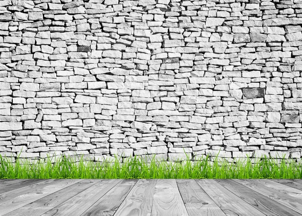 Lyavshi с изображением каменной стены трава задний фон с изображением  деревянного пола для фотосъемки фоны для фотографий фоны для фотостудии |  AliExpress