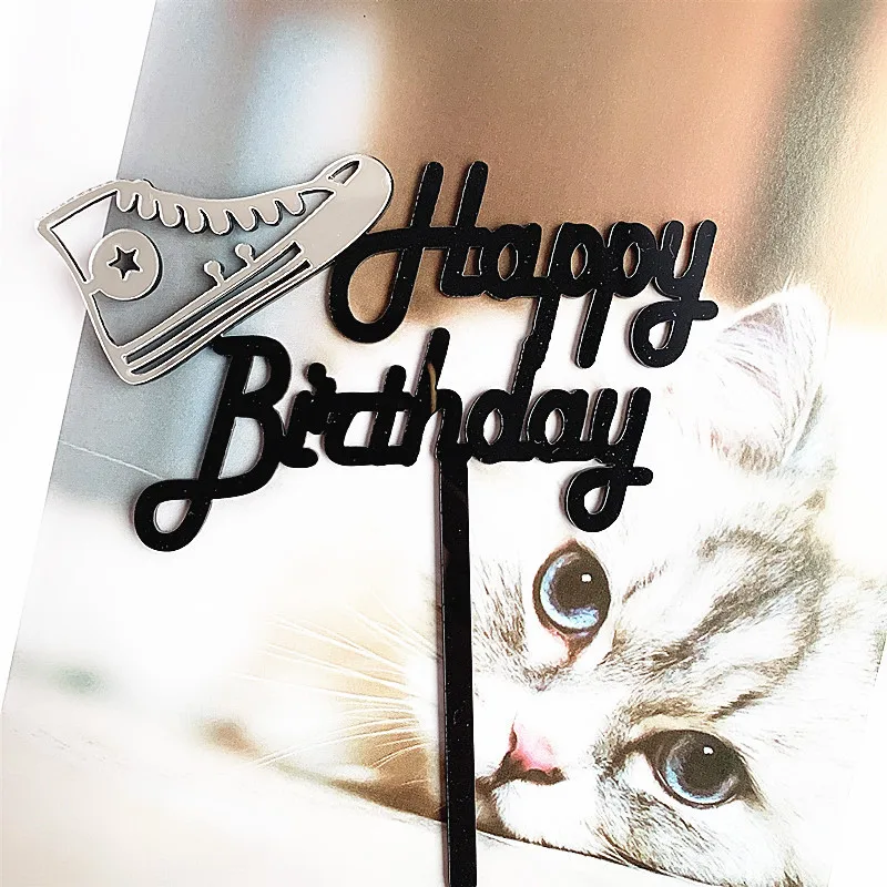 С днем рождения акриловый торт Топпер для мальчиков спортивные ветрозащитные