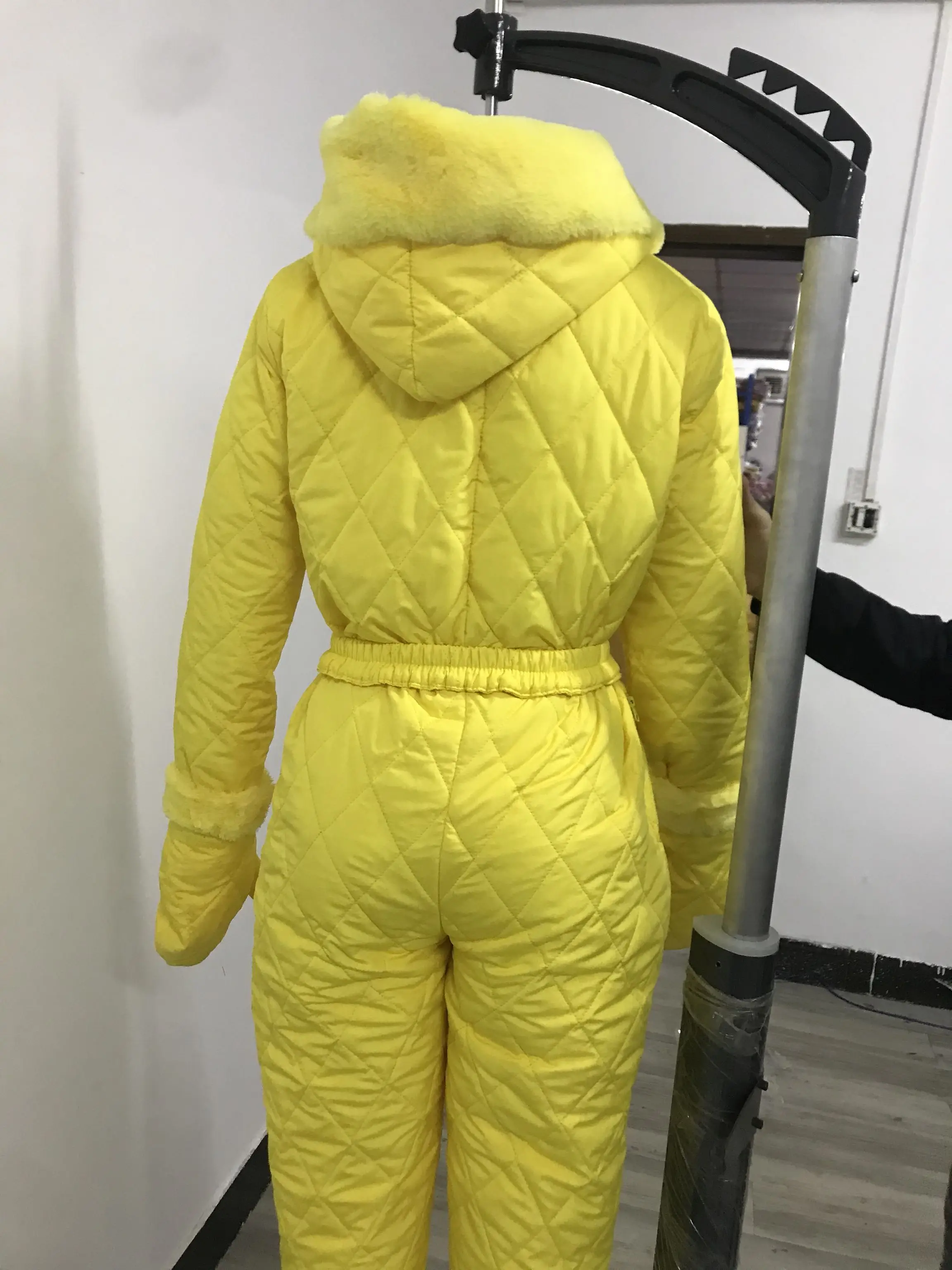 Женский зимний теплый комбинезон для спорта на открытом воздухе модные брюки