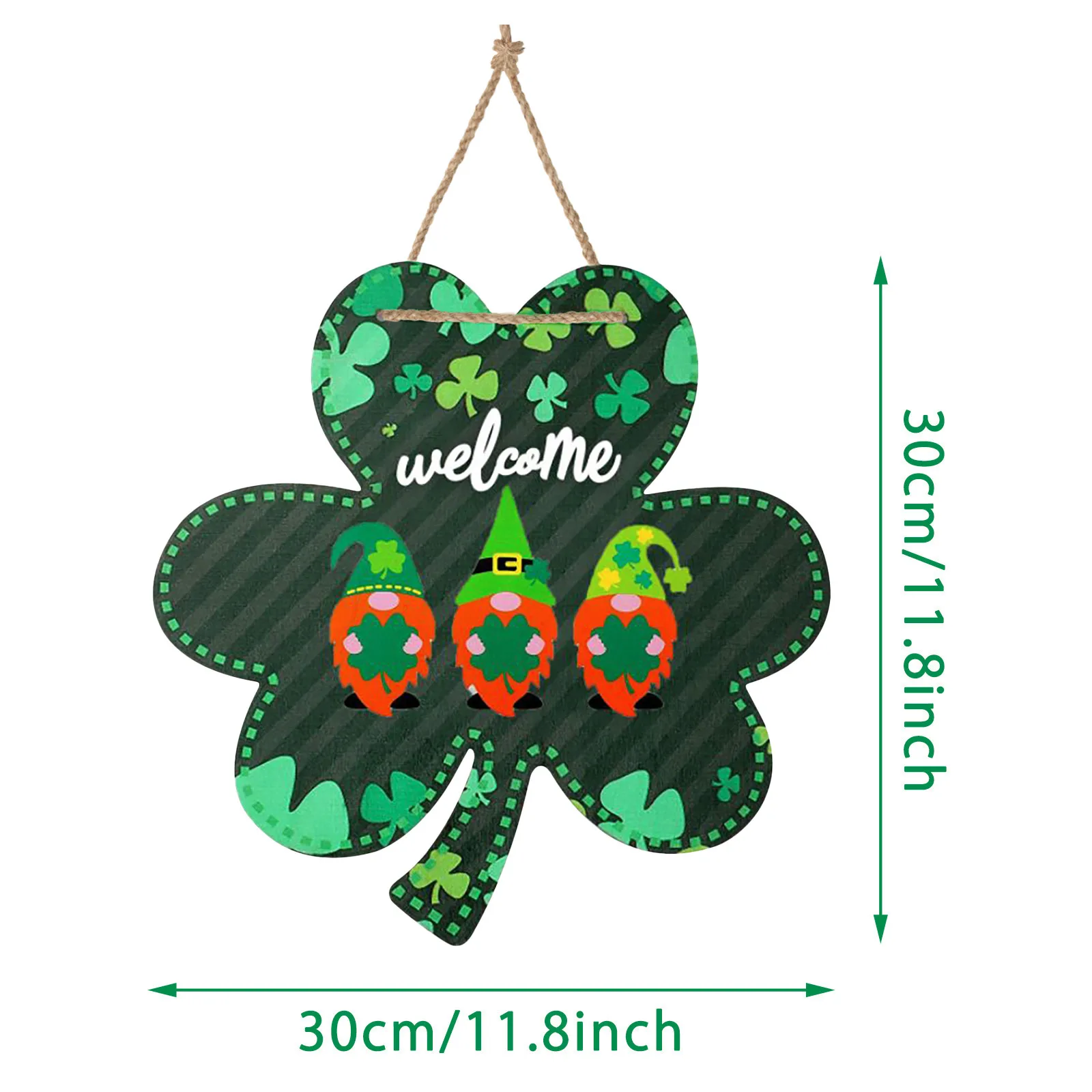 

Happy St. Patrick's Day Sign Hanging Sign Indoor Outdoor Door Hanging Decoration DIY Decorations Bedroom decoracion 2021