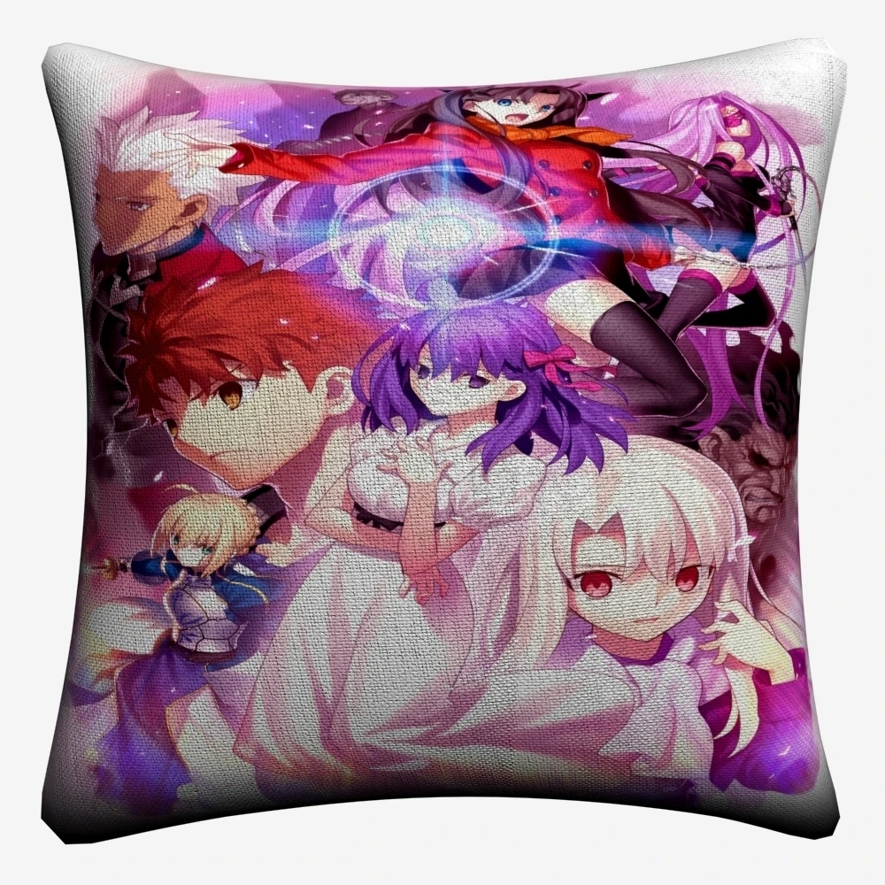 Fate Stay Night платье для девочек в стиле аниме декоративное хлопковое белье Наволочка