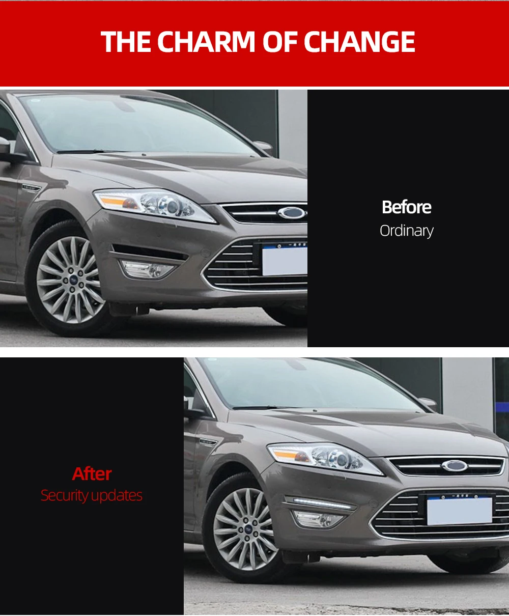 CSCSNL 2 шт. для Ford Mondeo 2011 2012 2013 светодиодный DRL дневные ходовые огни дневного света водонепроницаемая противотуманная фара белый Стайлинг огни