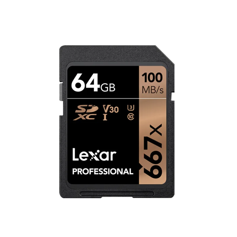 Оригинальная флеш-карта Lexar 64 ГБ SD-карта 256 32 128 16 высокая скорость до 95 м класс 10 633x