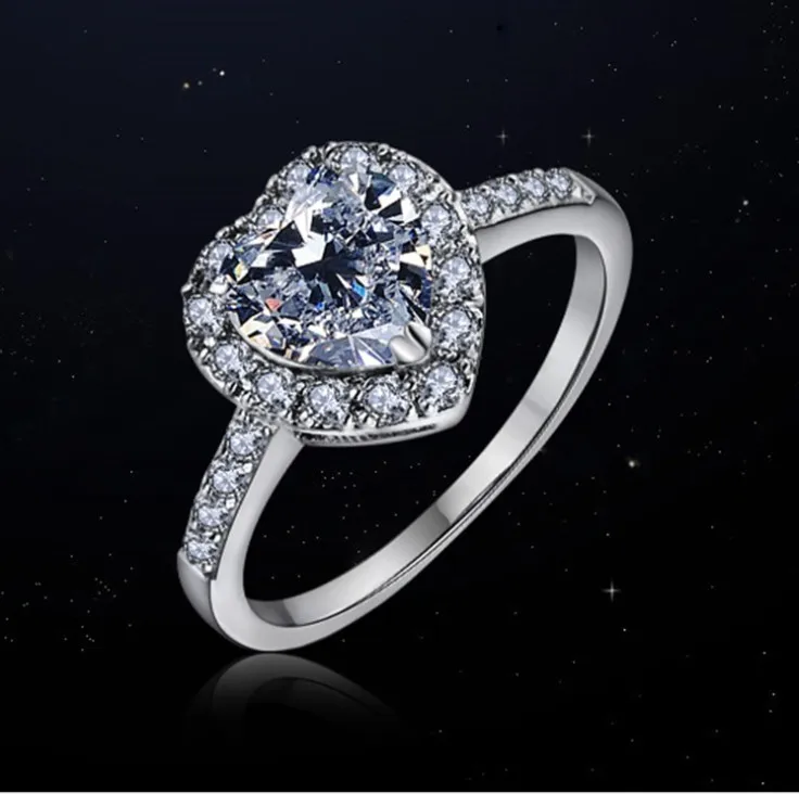 2019 новое летнее инкрустированное кольцо с голубым ледяным кристаллом от Swarovski