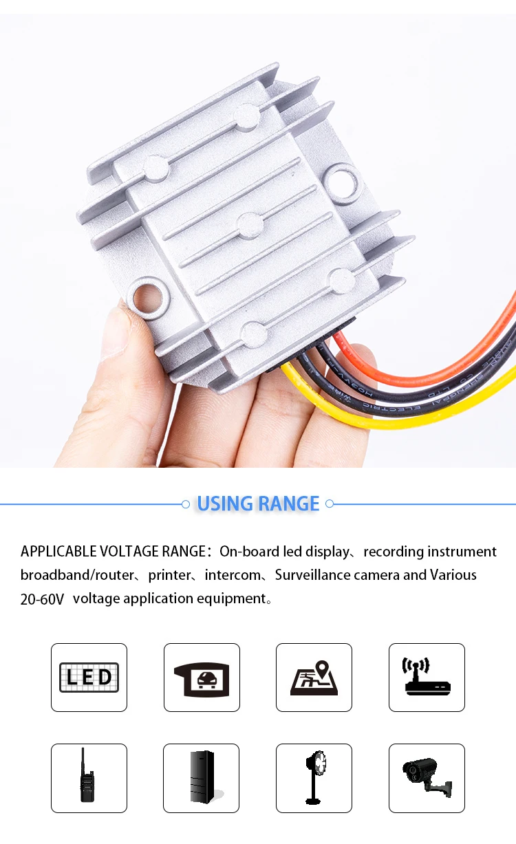 20 V-60 V-12 V 1A 2A 3A DC Напряжение конвертеры Buck повышающий Шаг вниз шаг вверх модули солнечной Напряжение конвертер для автомобилей гольф-кары