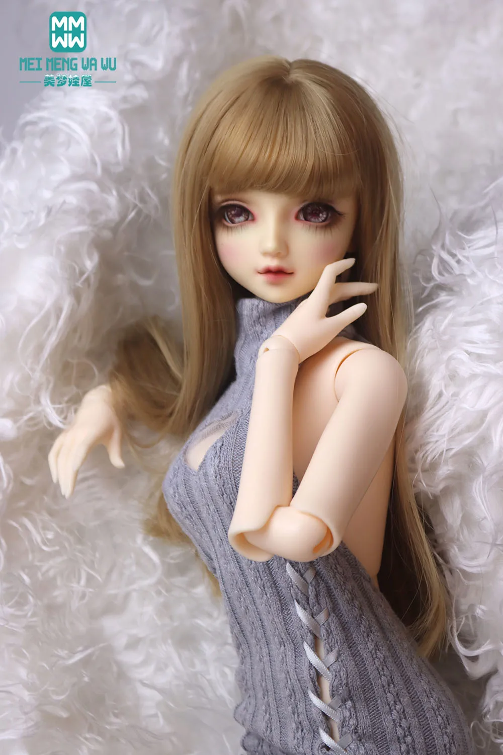 43-75 см 1/4 1/3 большой бюст и дядя BJD DD SD M фото кукла модный свитер с бретелькой через