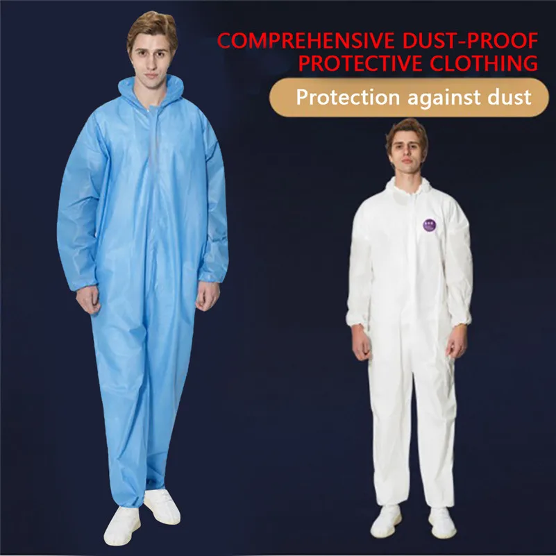 WaterproofDisposable Isolation Clothing Protective Suit Anti Bacteria Nursing Coveralls Health Care|Защитный костюм| |
