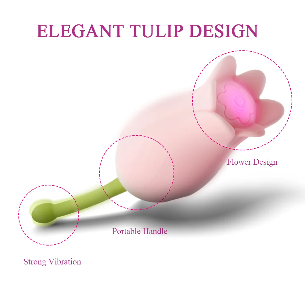 Goede Tulp Ultrasone Vibrator Sex Toys Voor Vrouwen Clitoris Stimulator G-Spot Orgasme Erotische Volwassen Gereedschap Vrouwelijke Intieme Massage Wand
