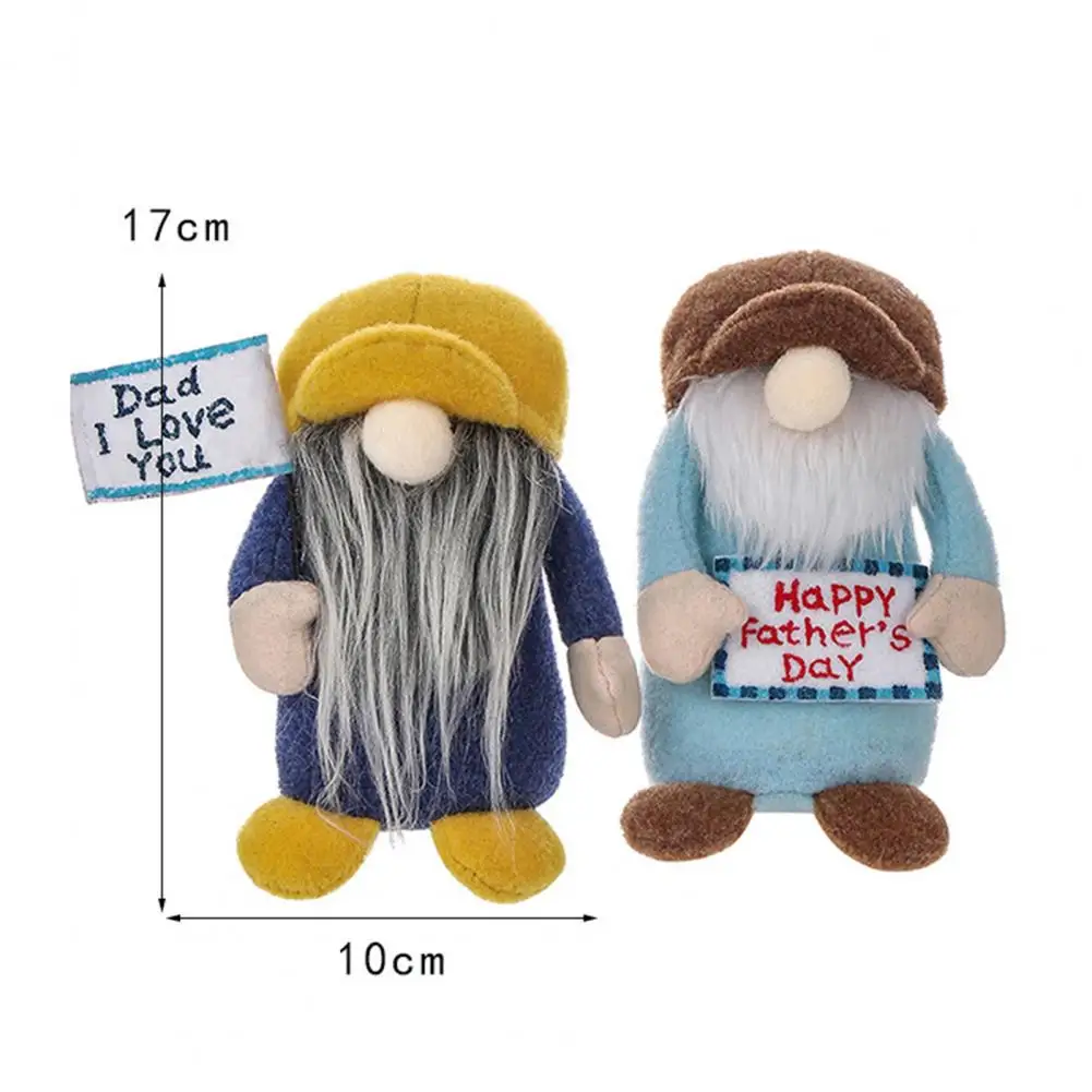 

Rudolf Decorative Portable Polyester Father's Day Faceless Doll for Deroration