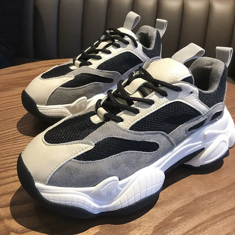 Женская обувь Новинка 2019 года сезон весна-осень сетчатая Уличная в стиле хип-хоп