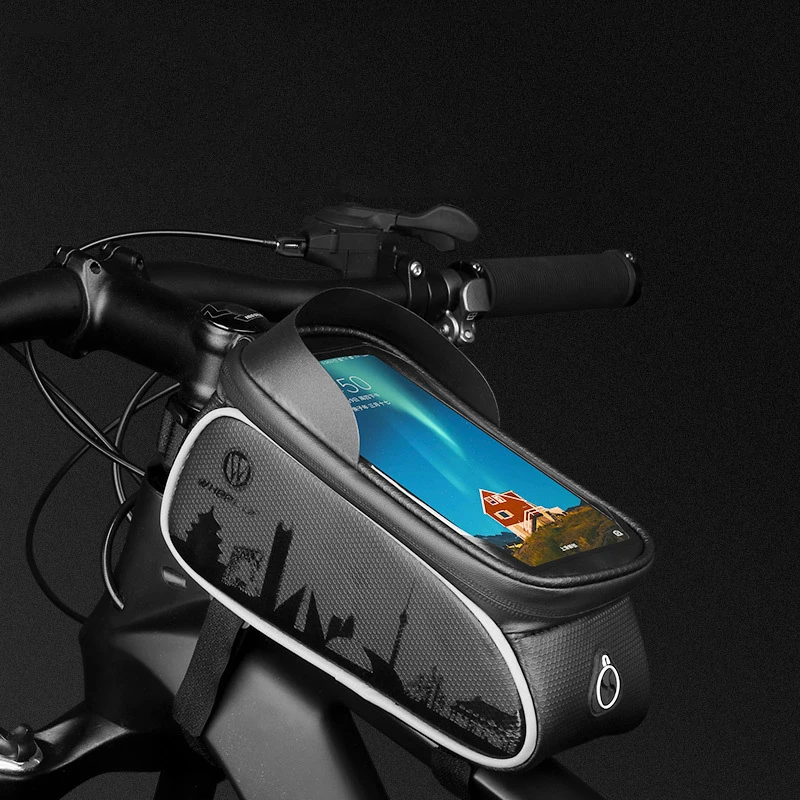 Велосипедная сумка непромокаемая велосипедная рамка Передняя верхняя труба 6 0