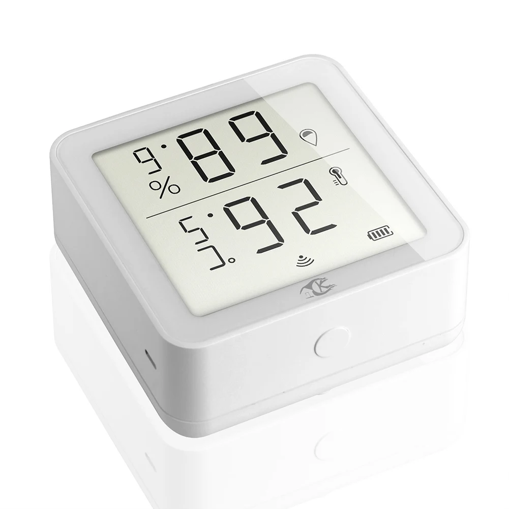 

WiFi 2.4GHz Remote Control LCD Time Desktop Table Clocks Wireless Smart Temperature Humidity Sensor Detector