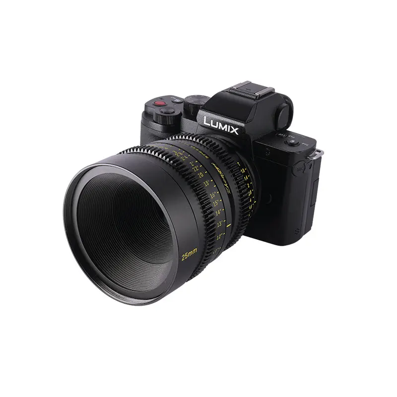 

Zhongyi 17mm 25mm 35mm T1.0 Manual Focus Portrait Cine Lens for M4/3 Mount BMPCC 4K 6K Zcam E2 Sony E canon RF RED fujifilm X