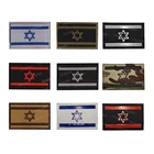 Патчи с флагом Израиля, армейские военные тактические ИК отражающие патчи Мультикам, боевые вышитые значки с эмблемой