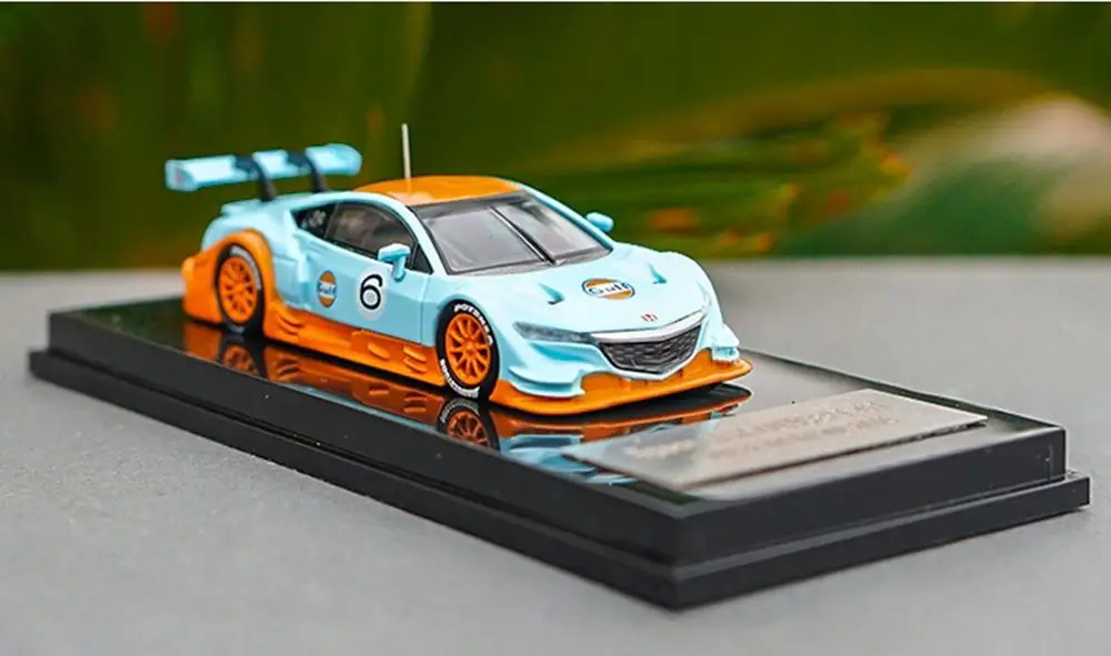 1/64 Honda NSX CONCEPT-GT GT500 Гоночная машина версия перелитого автомобиля Игрушечная