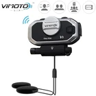 Шлем Vimoto V8 Easy Rider, английская версия, BT-гарнитура, мотоциклетные стереонаушники для Мобильный телефон и GPS, двусторонняя радиосвязь