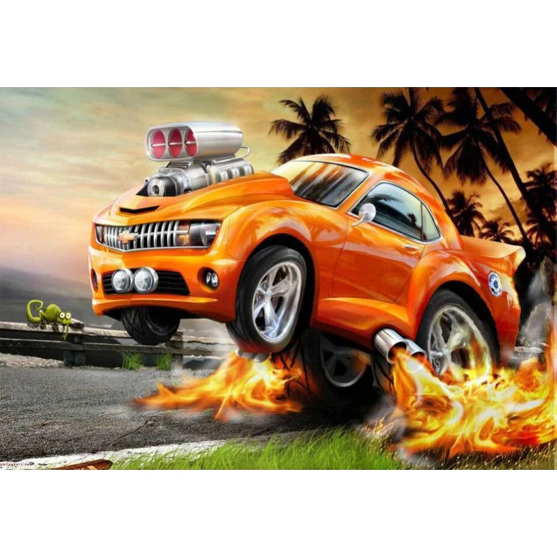 

5d DIY Diamond Painting Garden Lodge Full Square Round Diamonds Embroidery Kits Bird Decorations Home Gift,