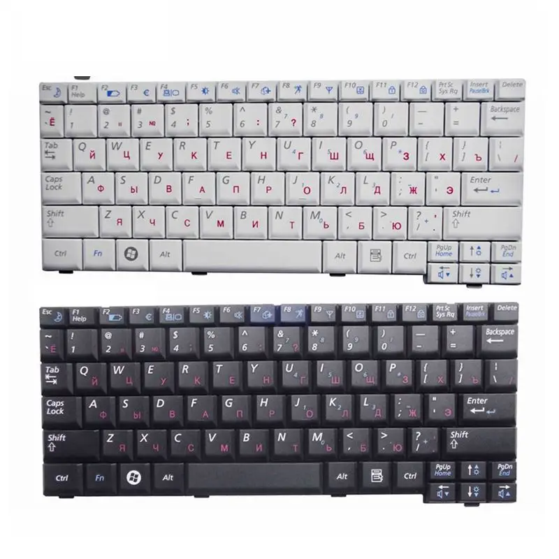 YALUZU Новая русская клавиатура для ноутбука Samsung NC10 ND10 N108 NC310 N110 NP10 N128 N140|Клавиатуры
