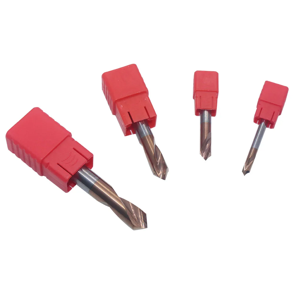 Фрезерный резец UNALOY1PC из карбида вольфрама с прямым пазом 60 /90 /120 градусов