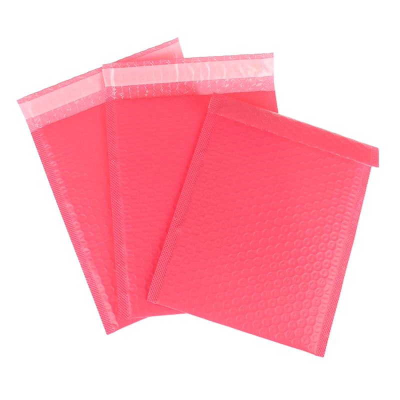 

10pcs Mailing Bag Bubble Mailer Envelopes for Gift Packaging 173*230mm Pink Bubble Envelope Foam Foil Shipping