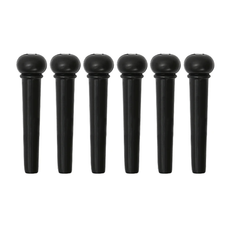 

24pcs Guitar String Nails Bridge Pin Solid Cones Part Repair Plastic Accessories QW