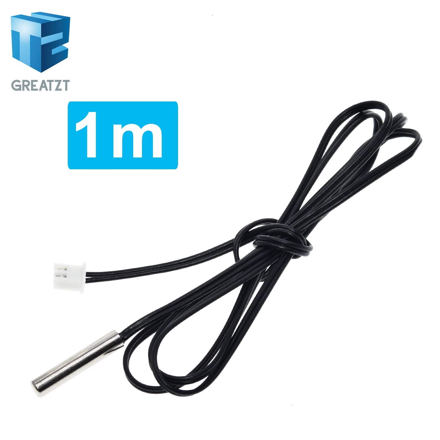 Водонепроницаемый провод датчика температуры GREATZT 30 см 50 100 200 300 NTC 10K 1% 3950 W1209 W1401