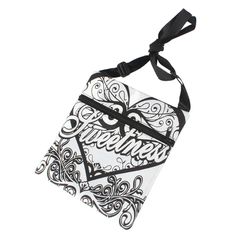 

C5AF Graffiti Painting Tote Bag Antistress Puzzles Eco-friendly Educational Toy Children DIY Art Crafts Materials with Painting