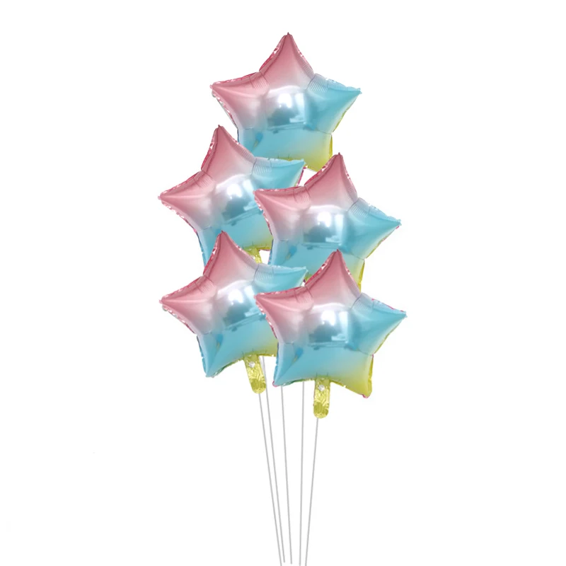 Шары из алюминиевой фольги в форме сердца 5 шт./лот 18 дюймов|Воздушные шары и