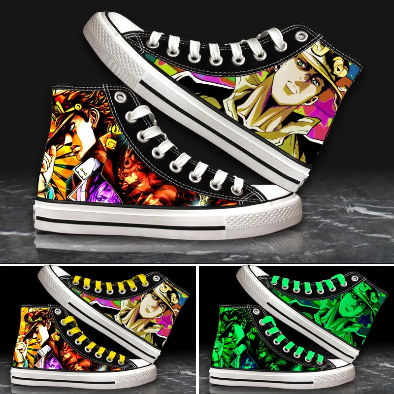 Аниме приключения Джоджо Золотой ветер Леоне abbacchio ночные светильники из канваса