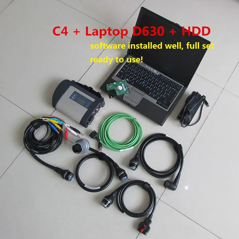 

MB Star C4 diagnosis MB Sd Connect compact 4 Diagnostic Tool with software hdd ssd 2022.06V for dell d630 laptop ready to work