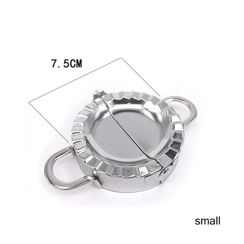 Dumpling mold small Простые DIY формы для пельменей, слайсер для пельменей, бытовые инструменты для приготовления пельменей из нержавеющей стали, кухонные инструменты для приготовления пельменей - Цвет: Dumpling mold small