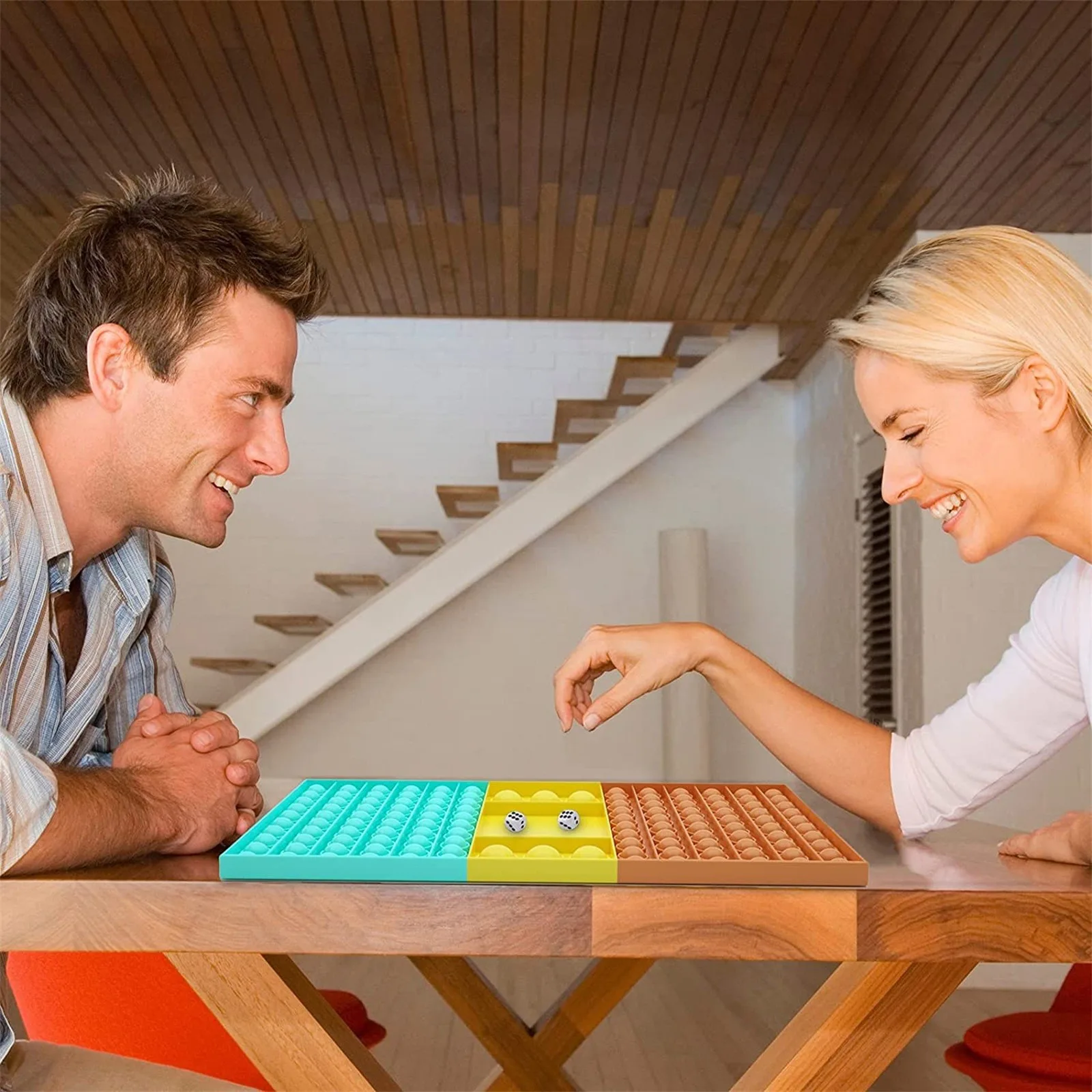 Новый большой размер Push-поп гигантский с играми красочные фиджеты игрушки