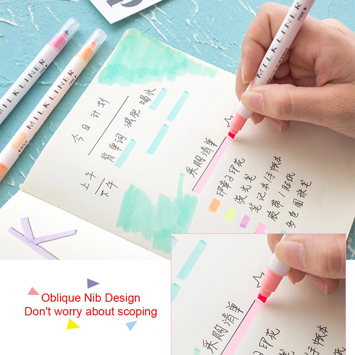 1 шт. двухсторонняя ручка маркер карамельного цвета|Мелки| |