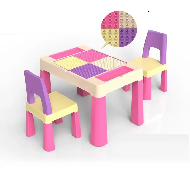 Детский стул и стол Tavolino Y Silla Infantil Детская игра детский сад |