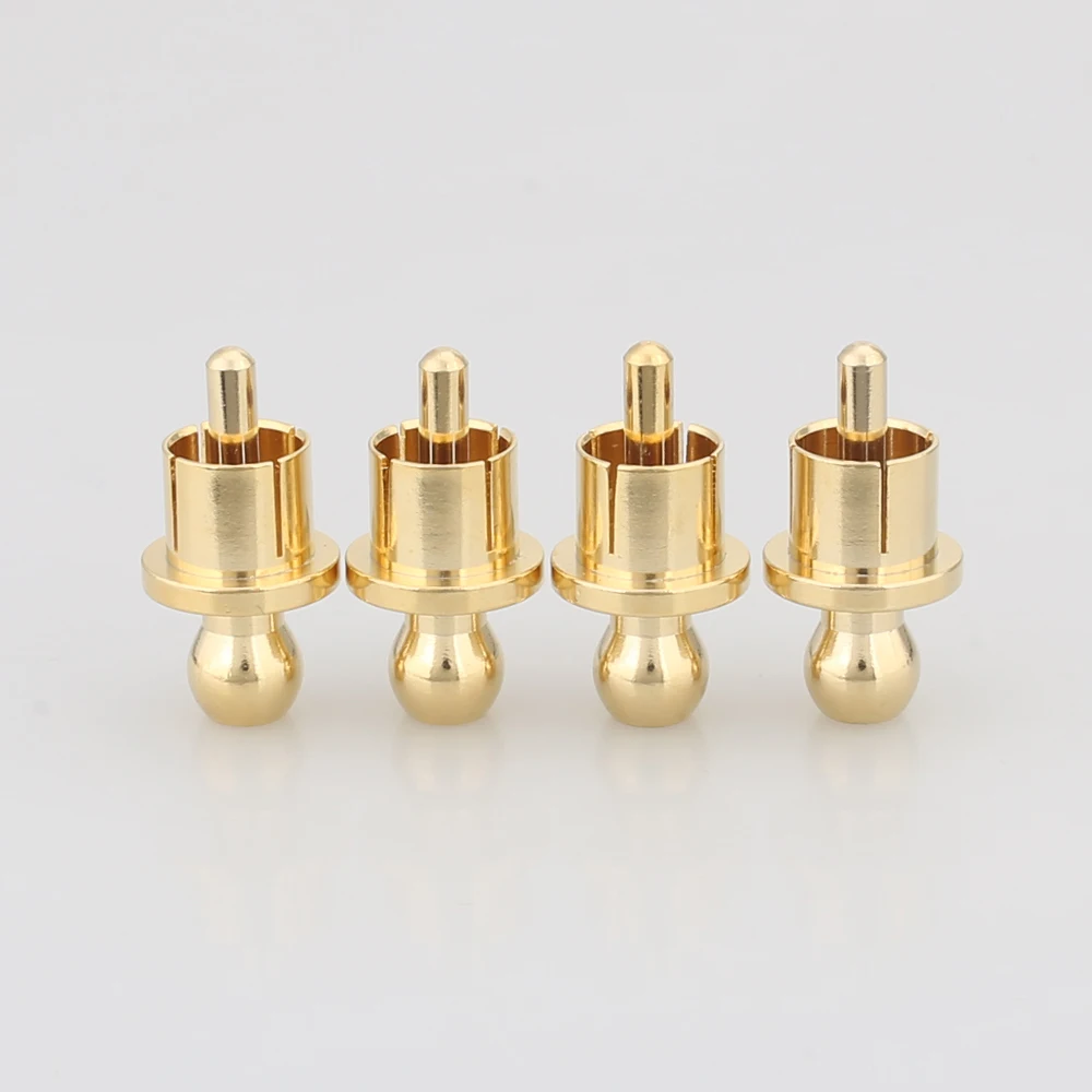 8 шт. позолоченные штекеры RCA|plug socket connector|socket plugplug |